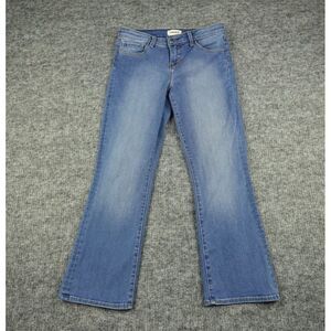 L'AGENCE Jeans Womens 26 Blue Denim Lenna Cropped‎ Baby Flare Casual Stretch
